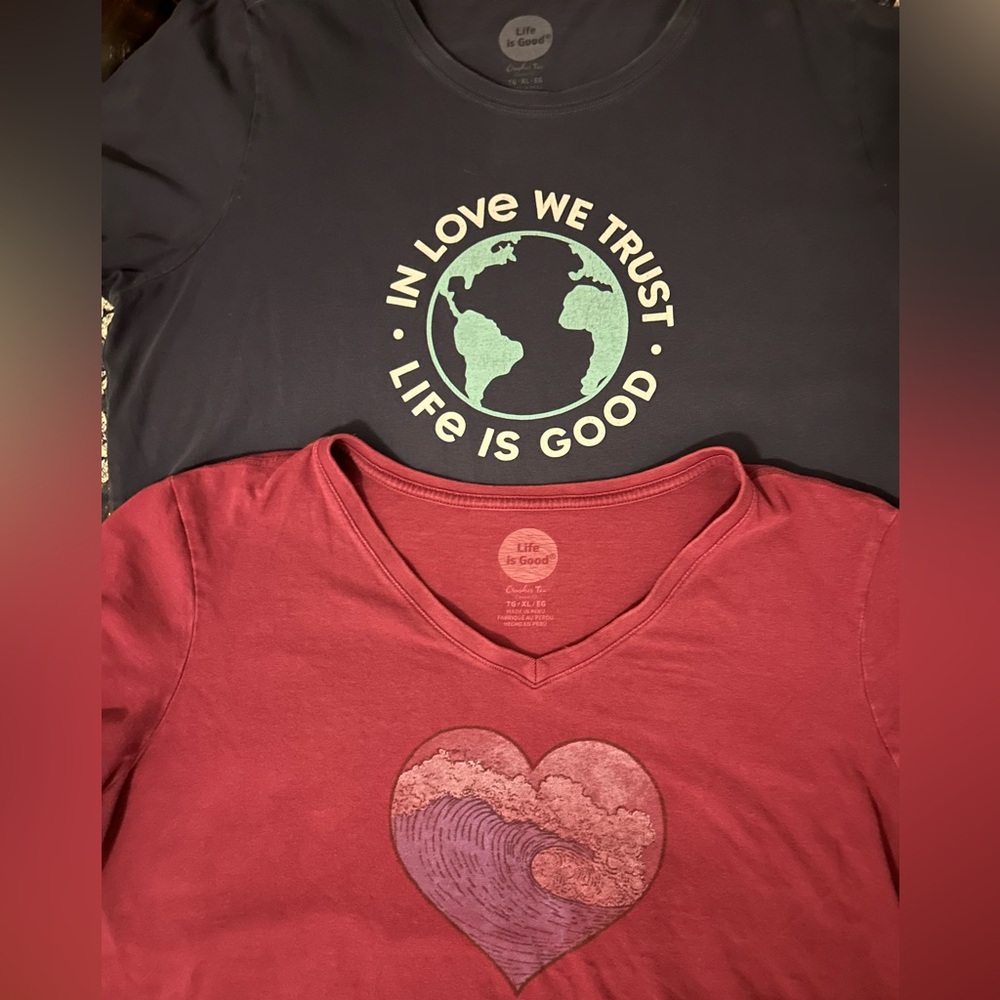 Life is Good short sleeve tshirt bundle